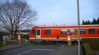 Spoorwegovergang Bocholt D  Railroad crossing  Bahnübergang [upl. by Alwyn]