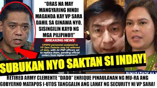 Matapos TANGGALIN LAHAT ang SECURITY ni VP SARA MGA SUNDALO BINALAAN si BRAWNER quotMAGKAKAGYERA NA [upl. by Erimahs709]