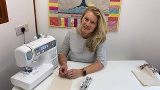 Get to know your sewing machine  pt 3  over casting stitch [upl. by Calva]