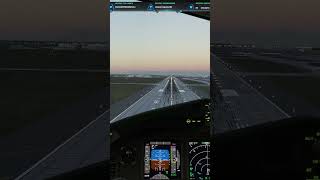 Flight Factor 777200 Landing KDTW flightsimulation aviation [upl. by Brandice]