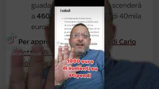 Aumenti sugli stipendi fino a 1000€ aumenti stipendiaumentostipendi [upl. by Harrow]