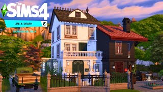 RAVENWOOD TOWNHOUSES 🏡 Sims 4 Life amp Death EARLY ACCESS 💀Sims 4 Speed Build Stop Motion NO CC [upl. by Annahsed]