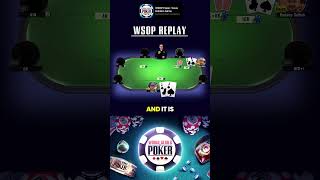 Brutal Beat On Bubble Of WSOP Main  wsop [upl. by Attenod]