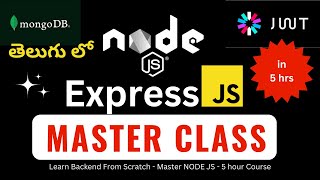 Node JS Beginner Course in Telugu  Learn Node JS in 5 hours [upl. by Aerdnaed]