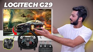 Logitech G29 Racing Wheel Realistic Driving Experience [upl. by Nirek]