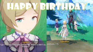 Happy Birthday  Caterpillar Fontaine Hidden Quest  Genshin Impact [upl. by Ferrell]