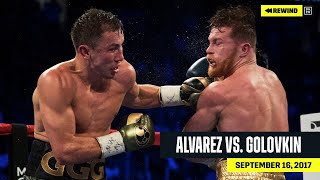 FULL FIGHT  Canelo Alvarez vs Gennadiy quotGGGquot Golovkin DAZN REWIND [upl. by Sarchet]