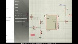 Programa en ensamblador para encender led con PIC 16F84A y simulación [upl. by Enywad]