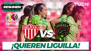 Resumen  Necaxa vs FC Juárez  CL2023 Femenil  J16  TUDN [upl. by Nosoj624]