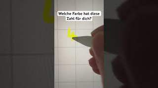 Welche Farbe hat diese Zahl für dich [upl. by Millwater135]