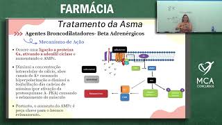 Curso de Farmácia para o Exército  Aula de Farmacologia  Tratamento da Asma [upl. by Resneps]