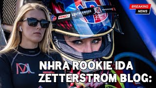 NHRA Rookie Ida Zetterström Blog Lets Fix It and Go Back and Were Stronger [upl. by Esac]