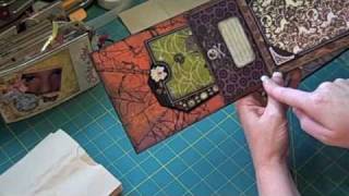 Paper Bag Mini Album Tutorial [upl. by Wilburn272]