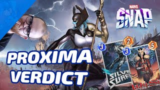 Proxima Midnight Surfer amp Early Verdict  Marvel SNAP New Card Review [upl. by Shalom]