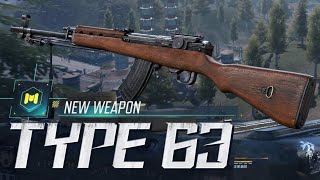 New Weapon for Type 63 From Season 9 With GamePlay and Attachments [upl. by Bijan]