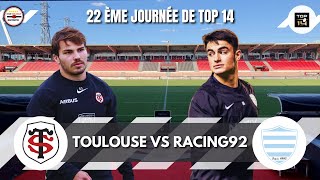 AVANT MATCH LIVE  TOULOUSE VS RACING92  22 EMEJOURNEE DE TOP14 [upl. by Cressida989]