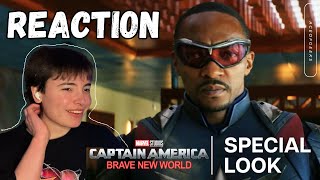 Captain America Brave New World  Special Look REACTION [upl. by Estrellita651]