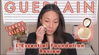 GUERLAIN LEssentiel Foundation  Wear Test and Collab with Kinkysweat [upl. by Harlie]