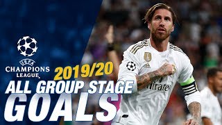 Champions League 201920  ALL GROUP STAGE GOALS  Real Madrid [upl. by Josephina]