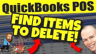 QuickBooks POS Finding Inventory Items To Delete [upl. by Urissa23]