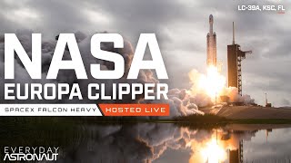 Watch SpaceX Launch NASAs Europa Clipper to Jupiter  Europa [upl. by Kym140]