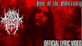 BALEFUL LITANY  Fane of the Adversary  OFFICIAL LYRIC VIDEO  BLACKDEATH METAL [upl. by Yazbak570]