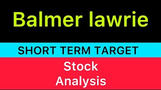 BALMER LAWRIE LTD STOCK TARGET ANALYSIS ⚪️ BALMER LAWRIE SHARE NEWS  BALMER LARIE ANALYSIS 301124 [upl. by Nemad535]