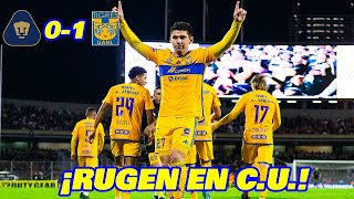 TIGRES SORPRENDE EN CU EN LIGA MX SEMIFINALES IDA APERTURA 2023  EN ZONA FUT [upl. by Lindemann]