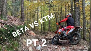 Meglio togliere la targa BETA RR300 VS KTM EXC300 pt2 [upl. by Iruj]