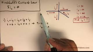 What is KCL amp how to Solve Basic KCL Kirchhoffs Current Law Circuit Problems [upl. by Eecyak68]