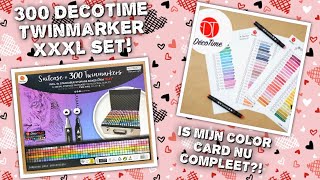 300 DécoTime Twinmarker XXXL set  Unboxen  Swatchen [upl. by Alfonse975]