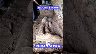 Archaeologists Find Second Statue in Ancient Roman Sewer ancienthistory archaeology art [upl. by Burnside784]