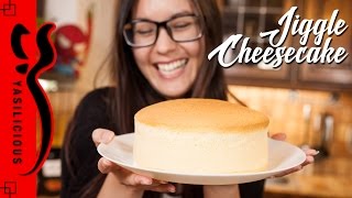 JAPANISCHER CHEESECAKE  COTTON CHEESECAKE – japanischer Käsekuchen – Wackelkuchen  jiggly cake [upl. by Anillek]