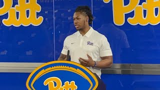 Clemson DE transfer David Ojiegbe on his Pitt decision  Pitt football on PantherLaircom 1242024 [upl. by Aynodal]