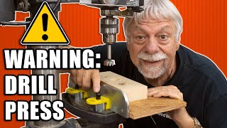 WARNING The drill press is one of the most dangerous tools Heres how to use it safely [upl. by Dorise]