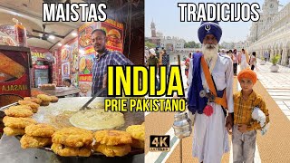 Kelionė į Indiją Gatvės maistas Sihkų tradicijos ir Auksinė šventykla Amritsar mieste [upl. by Ahsiliw]