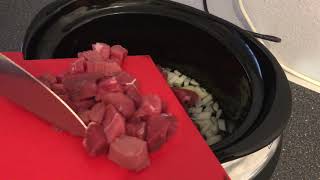 Dutch sour meat Zuurvlees from the slowcooker  Crockpot [upl. by Nhaj]