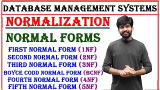 normalization in dbms  normal forms  1nf 2nf 3nf bcnf 4nf 5nf normal forms with examples [upl. by Rolando]