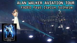 Alan Walker Aviation Tour  Faded feat Iselin Solheim live [upl. by Ahsekal]