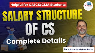 Salary Structure Of Cs  By CS Santhosh Prabhu [upl. by Holmen]