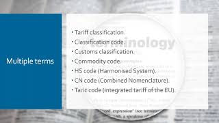 Customs 101 A novices guide to classification [upl. by Andrel]