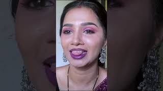 Purple Pink Makeup  Small Tutorial  Pranjal Vlogs makeupshorts minivlog makeuptutorial [upl. by Sotos]