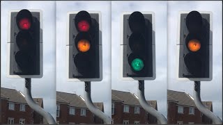 Basildon High Road JO School Avenue PEEK Elite Traffic Lights [upl. by Albertine]