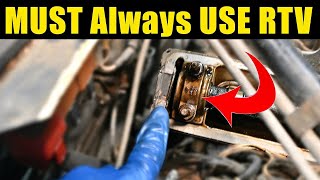 Where to Put RTV on Valve Cover Gaskets  Also Oil Cooler Lines Swap [upl. by Komara]