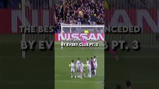 THE BEST GOAL CONCEDED BY EVERY CLUB PT 3 football youtubeshorts shorts [upl. by Schweiker595]