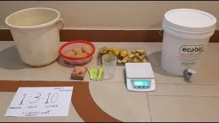 How to make fruit or bio enzyme in ecobin composter [upl. by Civ]