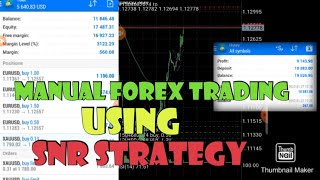 SNR Strategy Manual Forex Trading Tutorial [upl. by Sacttler]