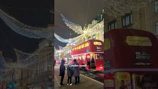 london travel londonchristmaslights2024 regentstreet [upl. by Nytsua]