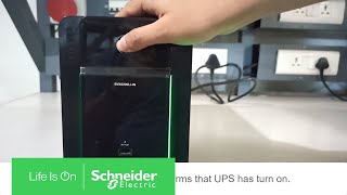 How to Switch on the APC Easy UPS BVX2200LIIN  Schneider Electric Support [upl. by Dalury583]