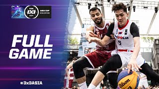 Mongolia 🇲🇳 vs Qatar 🇶🇦  Men Full QuarterFinal  FIBA 3x3 Asia Cup 2024  3x3 Basketball [upl. by Etteyniv]